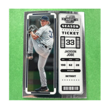 2023 Panini Chronicles Contenders Optic Jackson Jobe Season Ticket #16 Tigers