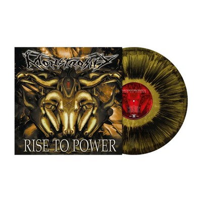 MONSTROSITY - Rise To Power - ltd. metallic gold/black dust Vinyl LP - NEU