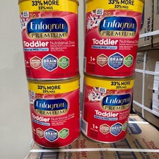 4 cans of Enfagrow Premium Non Gmo Toddler Natural Milk 36.6 Oz 1.04 kgs 01/2028