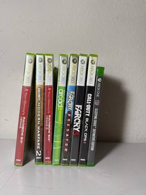 Xbox 360 & One Game Lot of 8 Call of Duty Far Cry Rainbow Six Sleeping Dogs Bund