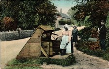 PC SUSSEX FINDON THE OLD WELL ENGLAND (u5321)