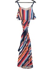 Monsoon Maxi Dress UK12 in Multi
