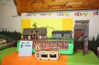 4 HO* Trackside Buildings - Diner/Coal Loader/Station/barn for parts/repair — photo 1