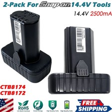 2 Pack CTB8174 CTB8172 Battery For Snap-on 14.4V Tools CT861DB CTC722 CT825DB US