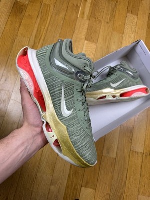 Nike Air Zoom G.T. Jump 2 Oil Green Sea Glass FJ9431-302 US 13.5 EU 48 Neu