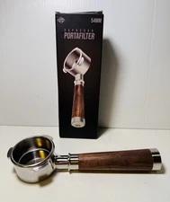 CrossCreek 54mm Espresso Portafilter with 3 Ear Fits 54mm Breville