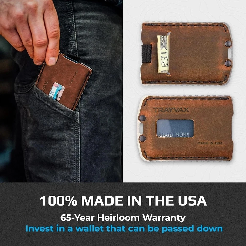 Trayvax Ascent Wallet, RFID Front Pocket Money and Credit Card Holder, Minimalis - Image 4 of 4