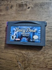 Nancy Drew Message Haunted Mansion Nintendo Game Boy Advance GBA Tested
