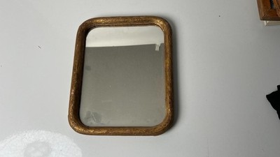 Mirror with Antique Gold Wood Frame from Mexico