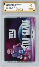 2024 Absolute MALIK NABERS Star Gazing RC #SG-MNS Graded PXG 8 Near Mint