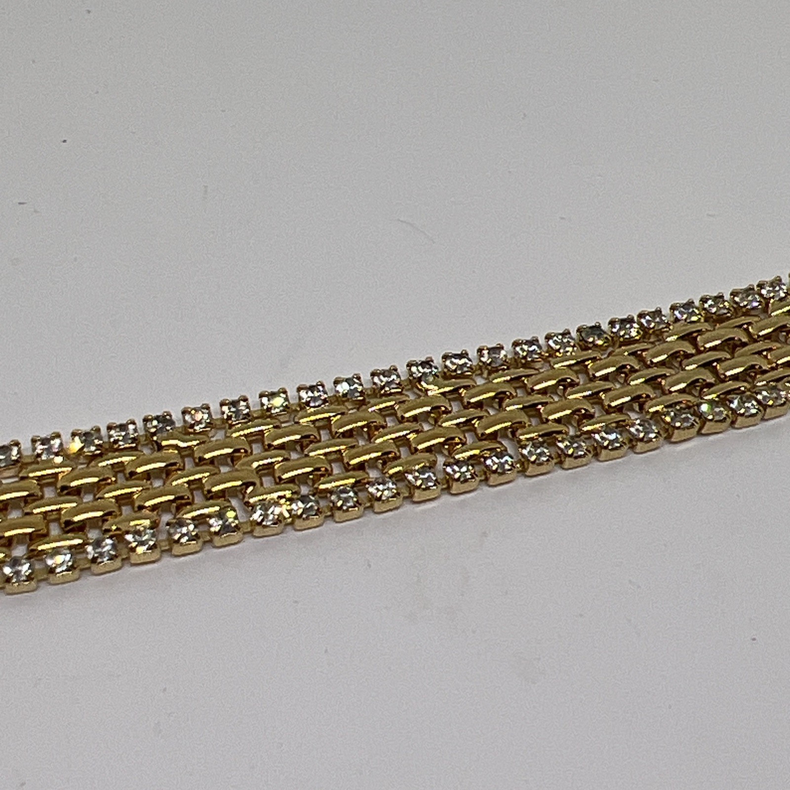 Vintage KJL Kenneth Jay Lane Gold Tone & Rhinesto… - image 8