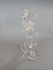 Vintage Waterford Crystal Male Golfer In Full Swing 6.5in