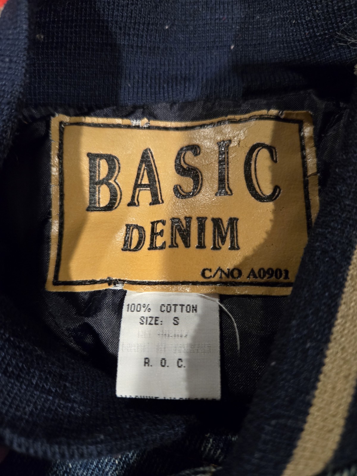 Vintage Basic Editions Denim Jacket With Corduroy… - image 10