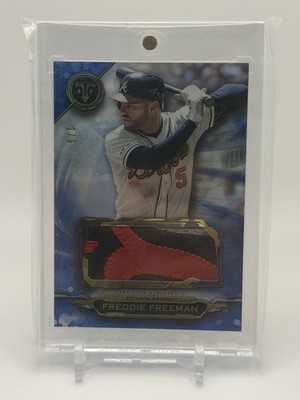 Freddie Freeman /3 2019 Topps Triple Threads 3 Color Jumbo Relic Braves Dodgers