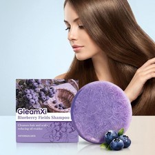 Blueberry Fields Shampoo Conditioner Bundle Bars to Support Hair Thinning