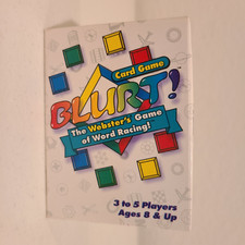Blurt! Card Game - NEW