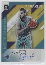2019 Panini Donruss Optic Signature Series Gold Prizm 9/10 Cody Martin Auto 04dh