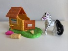 Vtg 1993 Littlest Pet Shop Zoo Nursery Baby Zebra Complete Set — photo 1