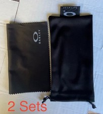 2x2PACK OAKLEY FLAK JACKET SUNGLASSES MICRO FIBER SOFT CLEANING cloth  STORAGE