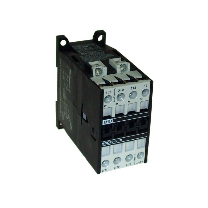 Contacteur tripolaire 22A IMO à commande basse tension 24VDC pour moteur 11kW