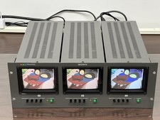 Sony PVM-5310 Triple 5 Color Trinitron Video Monitors In 19 Rackmount