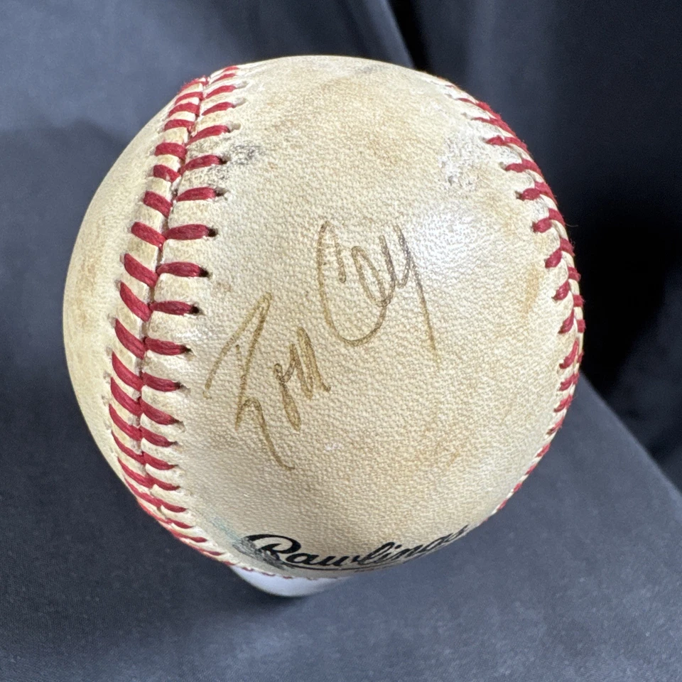 ✨Vintage 1982 Ron Cey Autographed Baseball Chicago Cubs Rawlings Fenney ✨ - Image 2 of 4