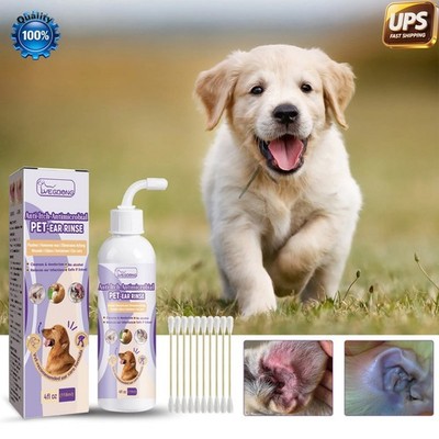 Professional Dog cat Ear Care Solution for clean ears and healthy canal  