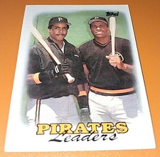 1988 Topps - Team Leaders Barry Bonds, Bobby Bonilla #231