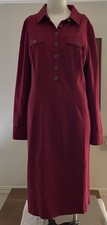 Talbots Dark Red Or Maroon Long Sleeve Dress Size S
