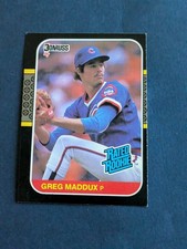 1987 Donruss - Rated Rookie Greg Maddux #36 (RC)