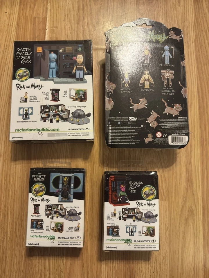Juguetes McFarlane - Juegos de construcción Rick and Morty - 4 juegos en total - Nuevos en cajas Foto 2 de 4