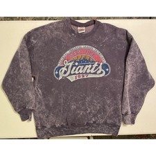 VTG USA Made Nutmeg New York Giants 1927 NFL Acid Wash Crewneck Sweatshirt XL