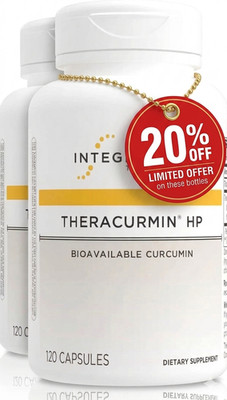 Integrative Therapeutics Theracurmin HP 120 Capsules - Pack of 2