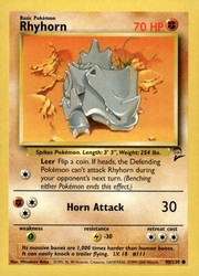 Rhyhorn 090/130 Base Set 2 Common