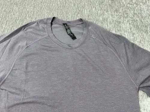 Lululemon Shirt Men S Gray Metal Vent Tech Tee Short Sleeve Gym Performance p - Picture 3 of 9
