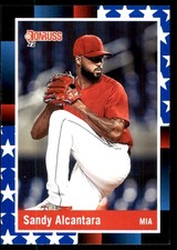 Sandy Alcantara 2022 Donruss #269 Marlins MLB READ FREE SHIPPING AutographDen