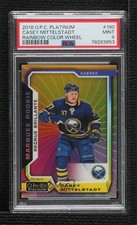 2018-19 O-Pee-Chee Platinum Rainbow Color Wheel Casey Mittelstadt PSA 9 MINT 2d8
