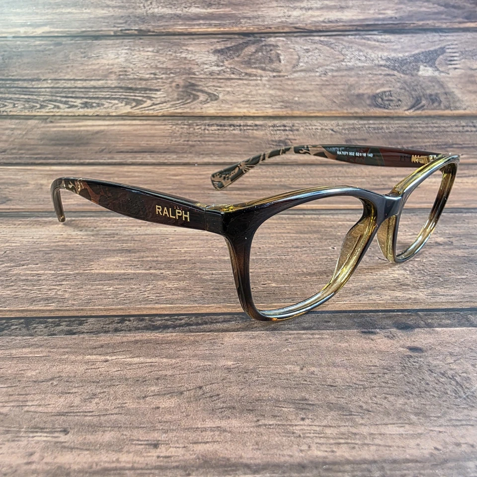 Ralph Lauren RA7071 Anteojos Mujer 52mm Marcos Ojos de Gato Tortuga Vidrio Óptico Foto 2 de 4