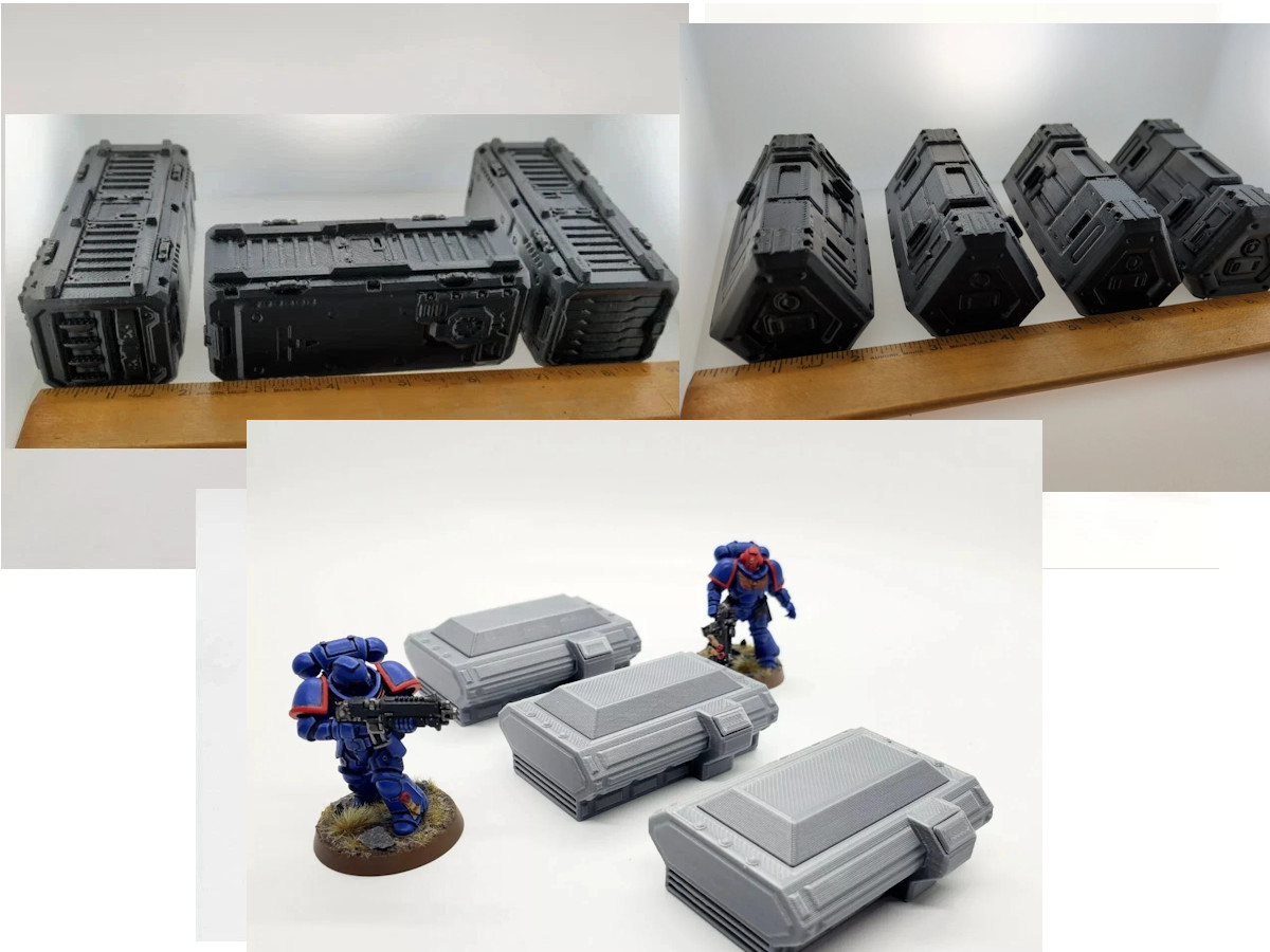 Sci-Fi Pack #8 28mm per Giochi di Strategia