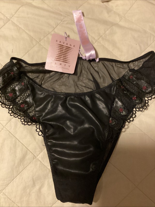 Savage Fenty Renaissance Rose Unlined Demi Panty NWT Size M