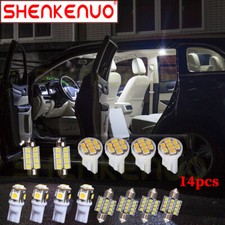 14pcs White Led Interior Lights Package Kit For 2011 - 2013 Jeep Grand Cherokee