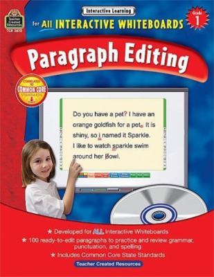 Paragraph Editing: Grade 1 (Interactive Learning), Teacher Created Resources,