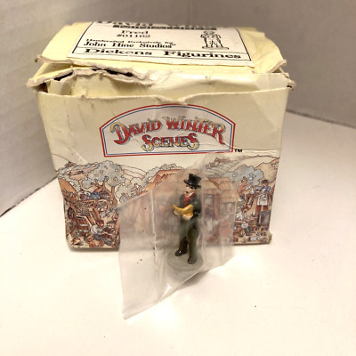 Vintage David Winter Miniatures Fred Dickens Figurine Collection John Hine 01162