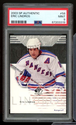 Eric Lindros #58 2003 SP Authentic card