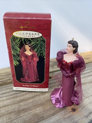 Vtg Hallmark Keepsake Christmas Ornament SCARLETT O HARA Gone with the Wind 1997