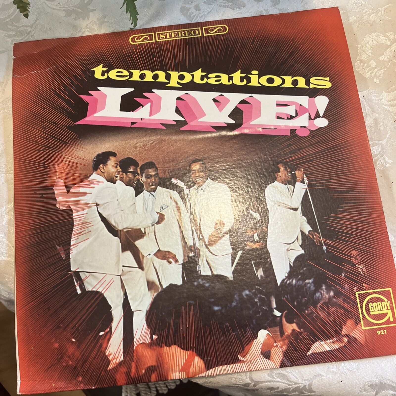 The Temptations Temptations Live! Classic Vinyl Record LP Exc