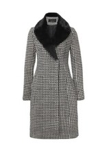 Lost Ink Houndstooth Coat Uk 6 Eu 34 Ln036 Dd 01