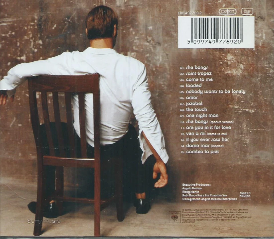 CD - Ricky Martin - Sound Loaded - 2000 - Bild 2 von 2