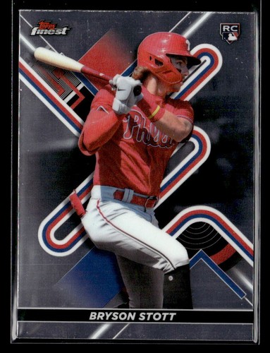 Bryson Stott RC - 2022 Topps Finest Rookie #13 Philadelphia Phillies