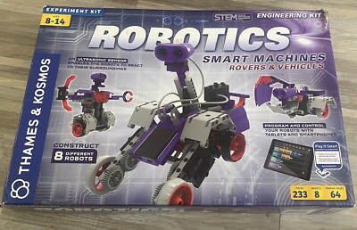 THAMES KOSMOS Robotics Smart Machines Rovers Engineering Science Kit 620380